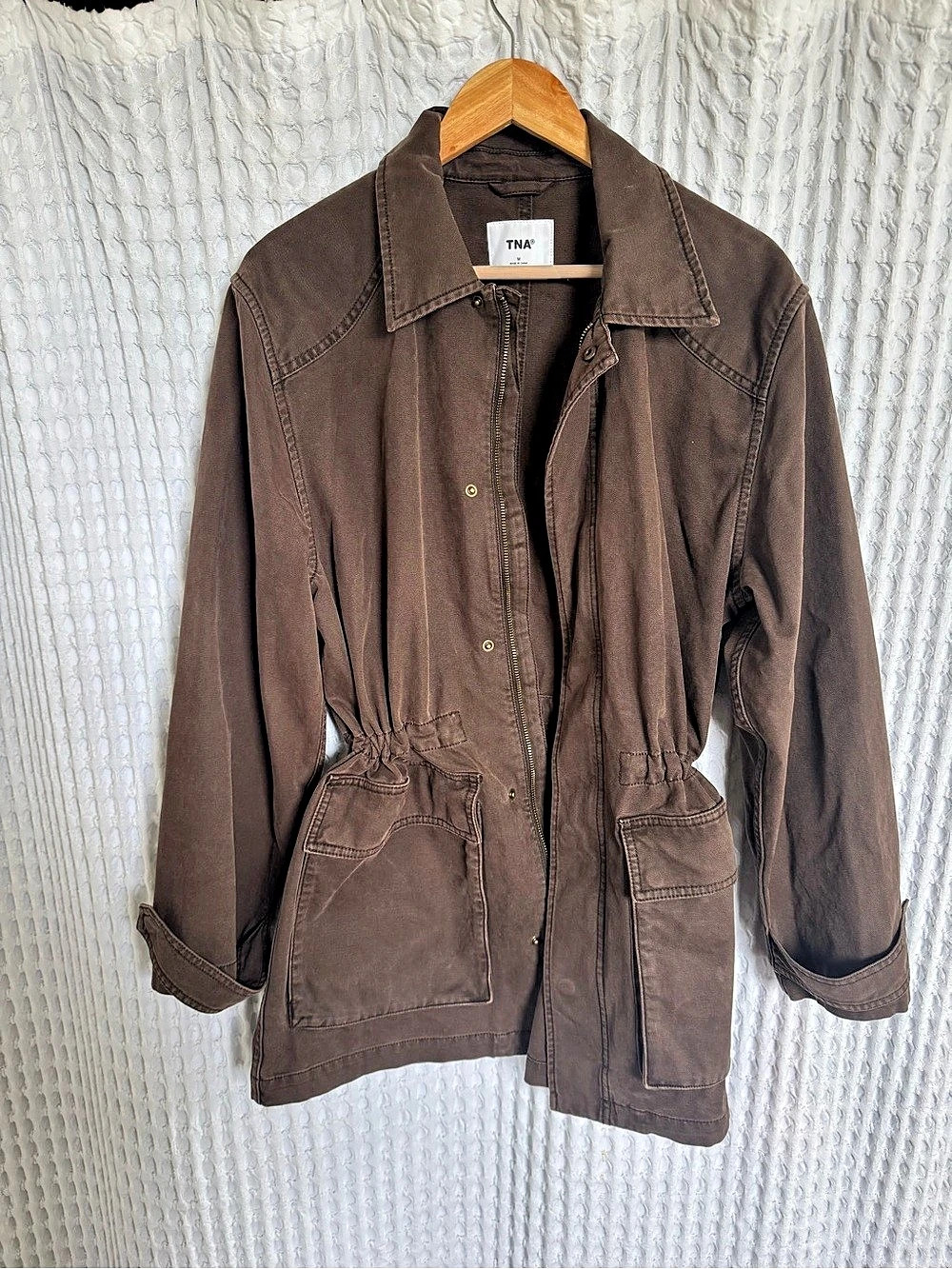 Aritzia Jasper Field Jacket Utility Jacket Brown Size medium